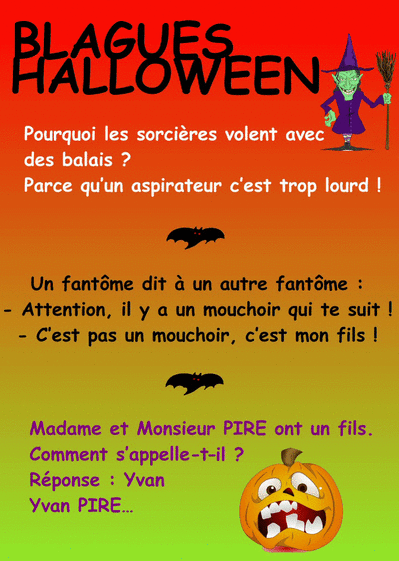 Carte Les Blagues D'halloween : Envoyer une Carte 